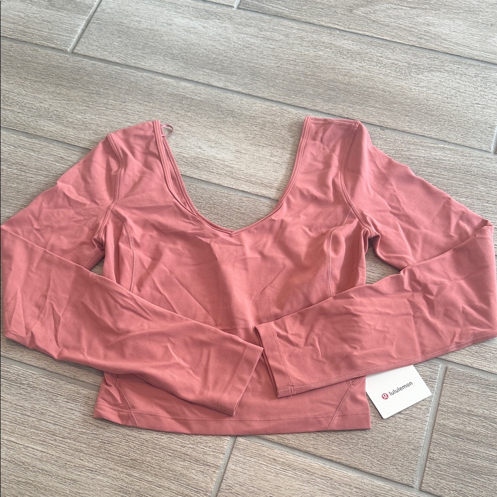 lululemon athletica Dusty Rose Align Long Sleeve Top